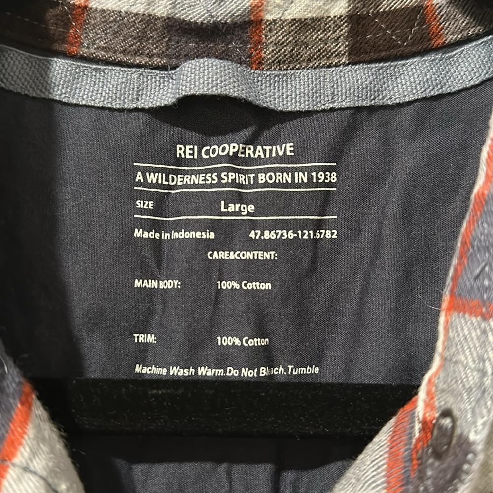 REI Wallace lake flannel EUC - Picture 2 of 2